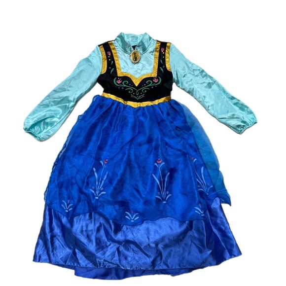 Anna Frozen Princess Costume Dress - Picture 1 of 10